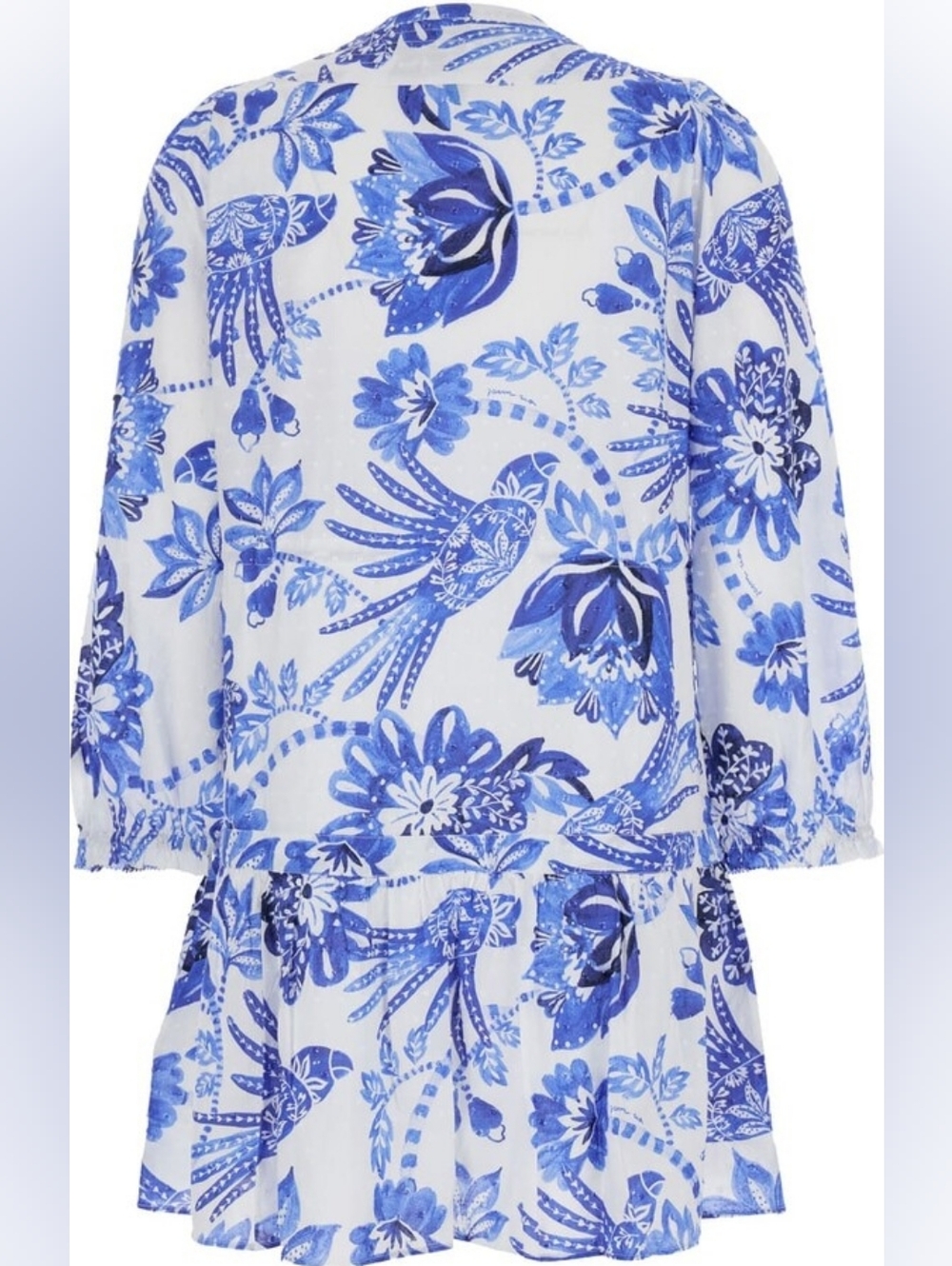 NWT FARM RIO | $210 Flowerful Birds Mini Dress - Picture 12 of 14